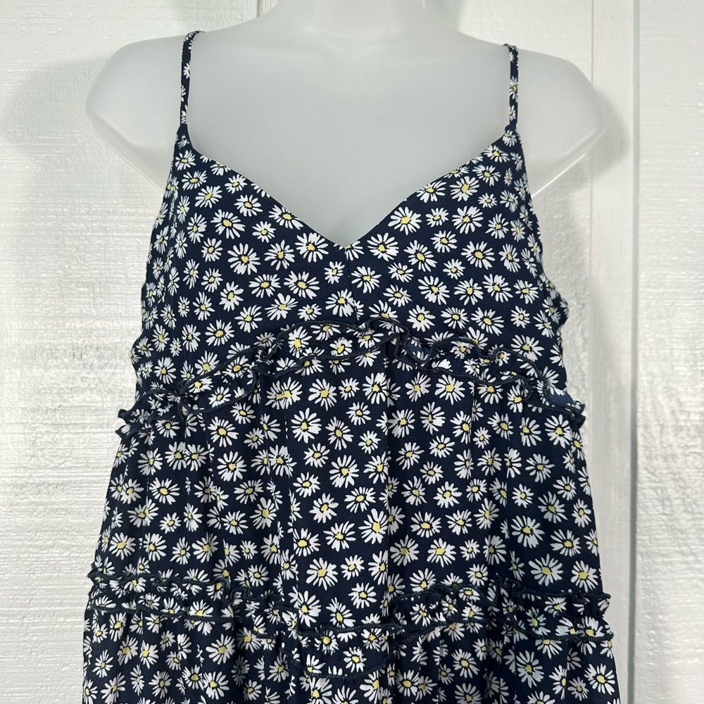 ROWA Navy Floral Spaghetti Strap Babydoll Dress Size XL NWT - Picture 3 of 11